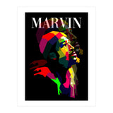 Marvin Gaye RNB Singer Pop Art WPAP (Print Only) thumbnail