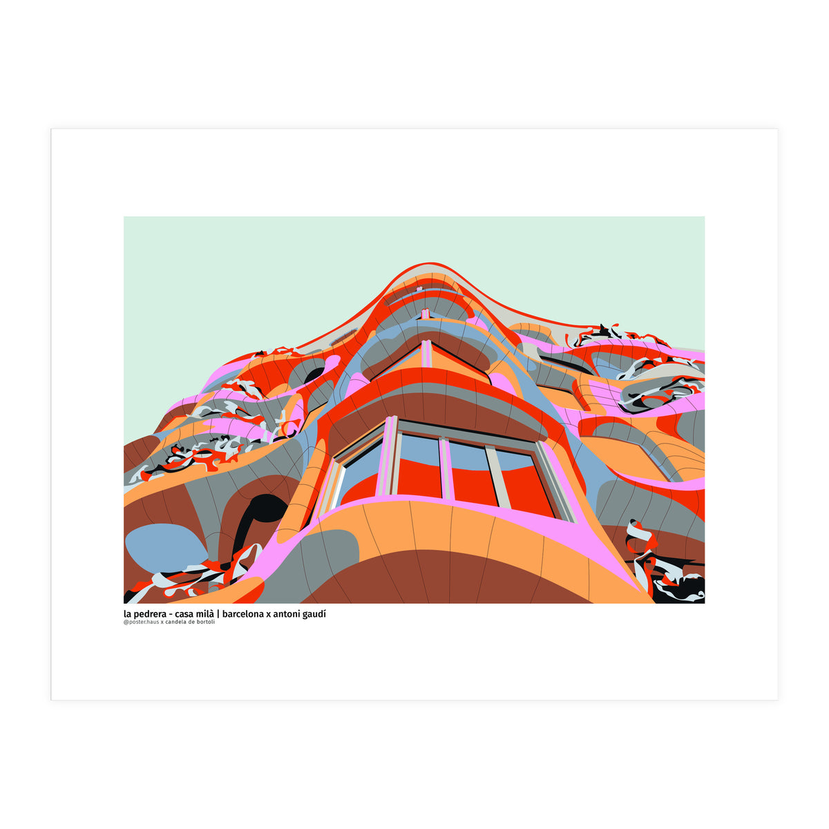 La Pedrera by Antoni Gaudi - Barcelona (Print Only)