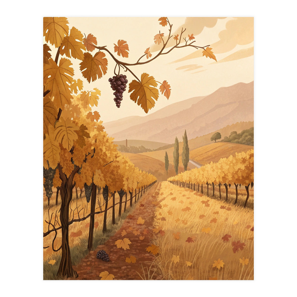 Harvest’s Quiet Afterglow (Print Only)