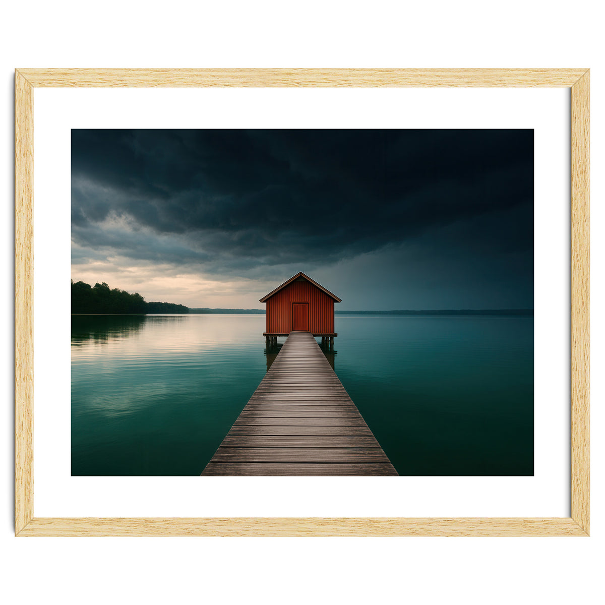 Moody Boathouse Photography Lake House