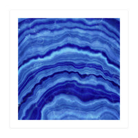 Blue Agate Texture 02 (Print Only)