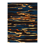 Sunset Reflection, Positivity Hope Growth Optimism Mindset, Nature Marble Dark Ocean (Print Only) thumbnail