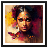 Golden Butterfly Hindu Portrait thumbnail