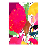 Modern Botanical, Nature Plants Tropical Jungle Garden, Eclectic Pop Of Color Glitter Gold Bohemian Graphic (Print Only) thumbnail
