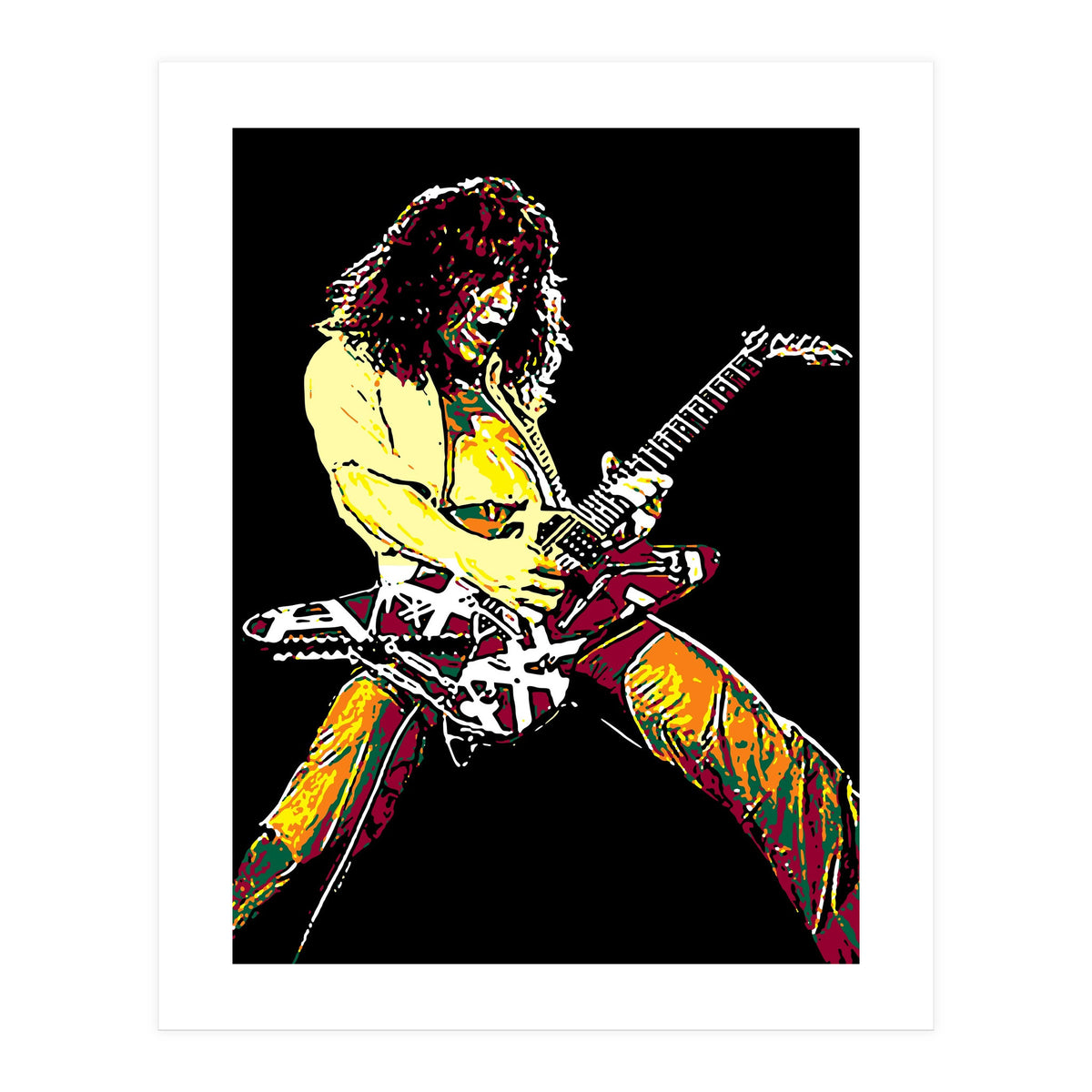 Eddie Van Halen American Hard Rock Music (Print Only)