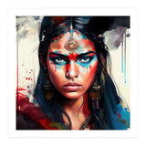 War Paint Hindu Warrior Portrait (Print Only) thumbnail