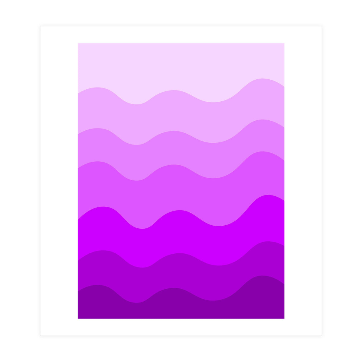 Purple gradient design (Print Only)