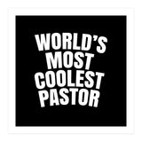 World's most coolest pastor (Print Only) thumbnail