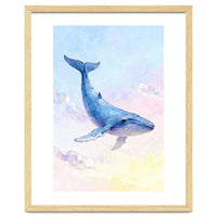 Flying Whale in the Clouds