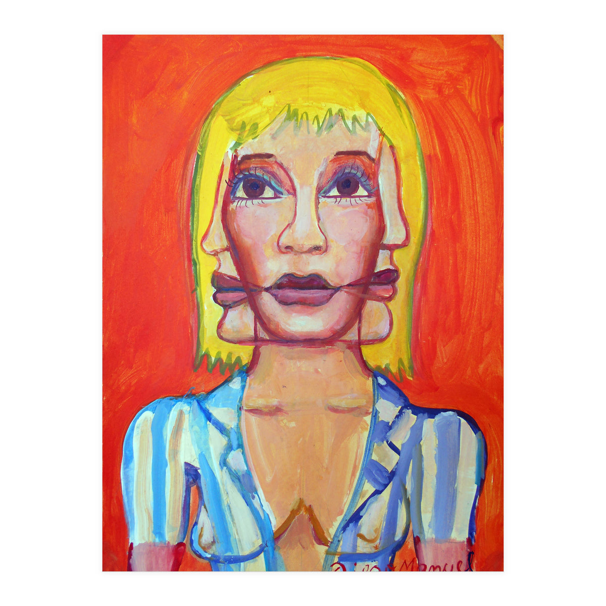 Cabeza De Mujer 3 (Print Only)