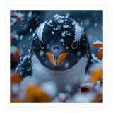 Close Up Of A Gentoo Penguin In The Snow (Print Only) thumbnail