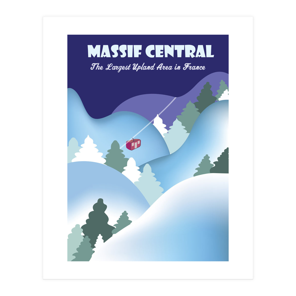 Massif Central, France (Print Only)