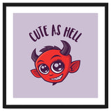 Cute as Hell Devil with Dark Text thumbnail