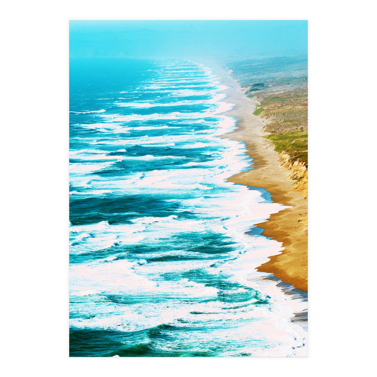 Live By The Sea #society6 #decor #buyart (Print Only)