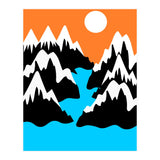 Mountainous River Mouth (Print Only) thumbnail