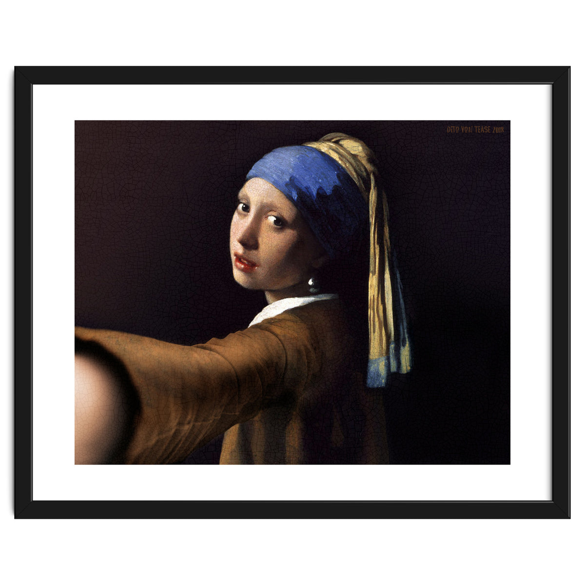 Girl With A Pearl Earring - Vermeer - Selfie