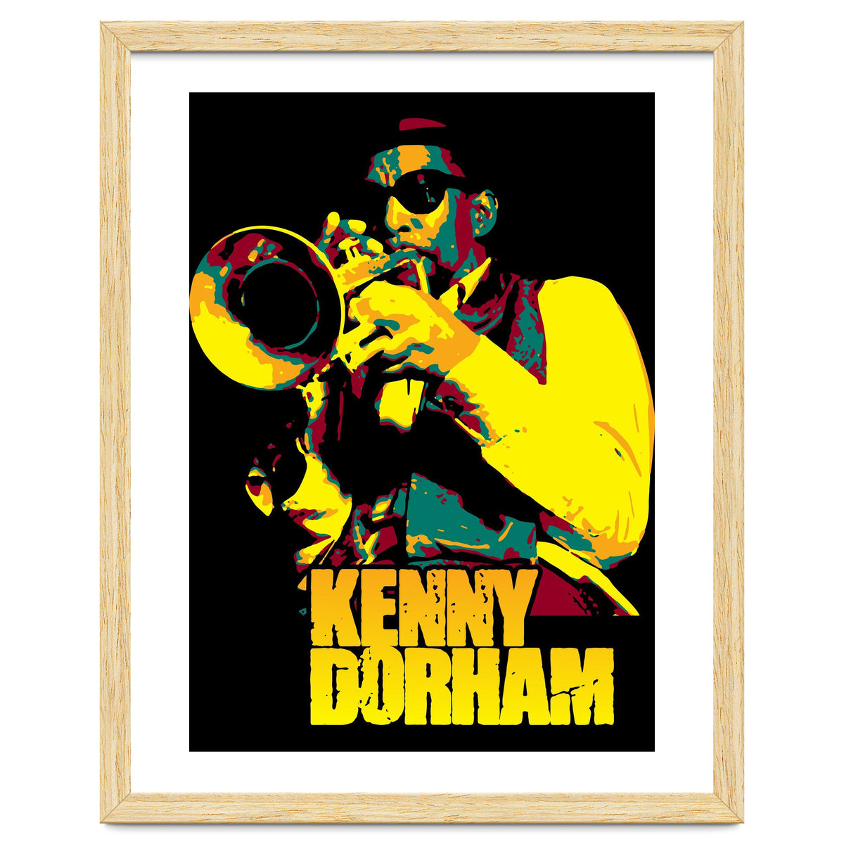 Kenny Dorham Jazz Trumpeter in Pop Art