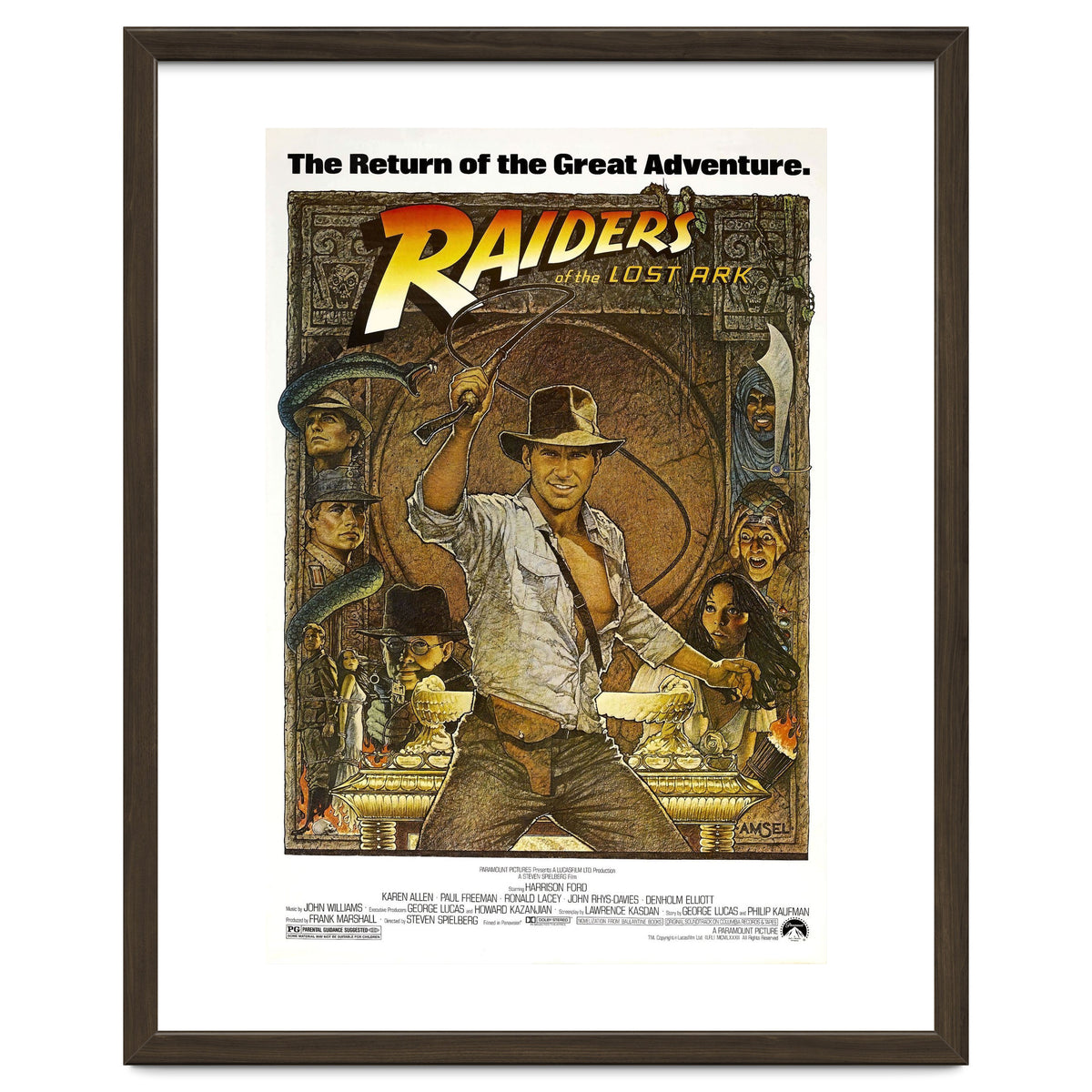 RAIDERS OF THE LOST ARK (1981), directed by STEVEN SPIELBERG.