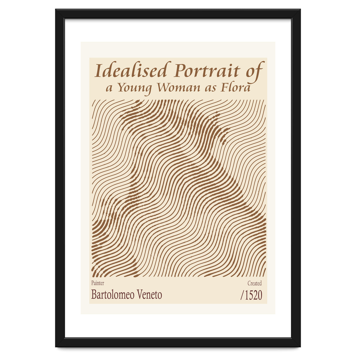 Idealised Portrait Of A Young Woman As Flora – Bartolomeo Veneto (1520)