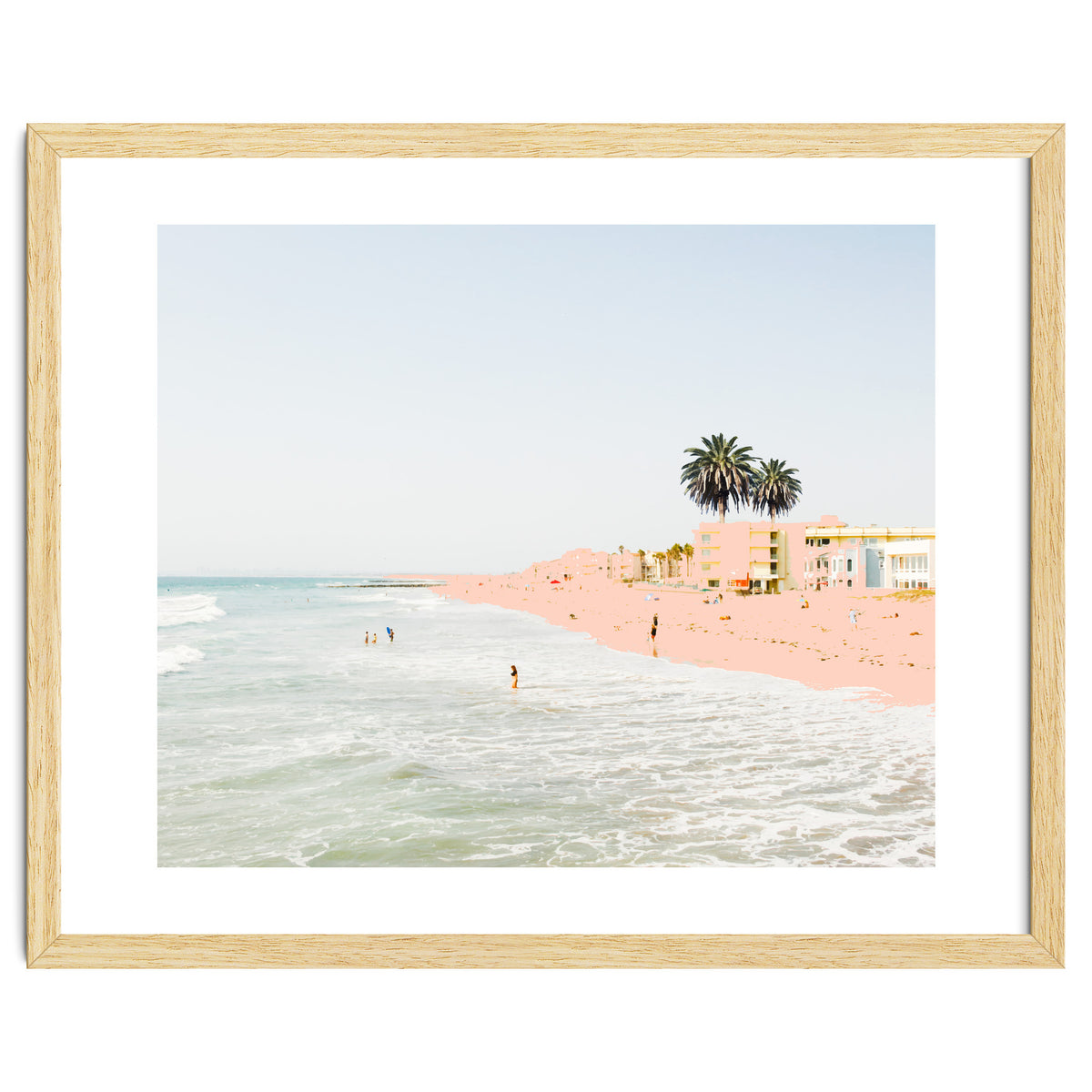Pink Beach #society6 #decor #buyart