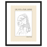 Girl With A Pearl Earring Johannes Vermeer Ascii Art thumbnail