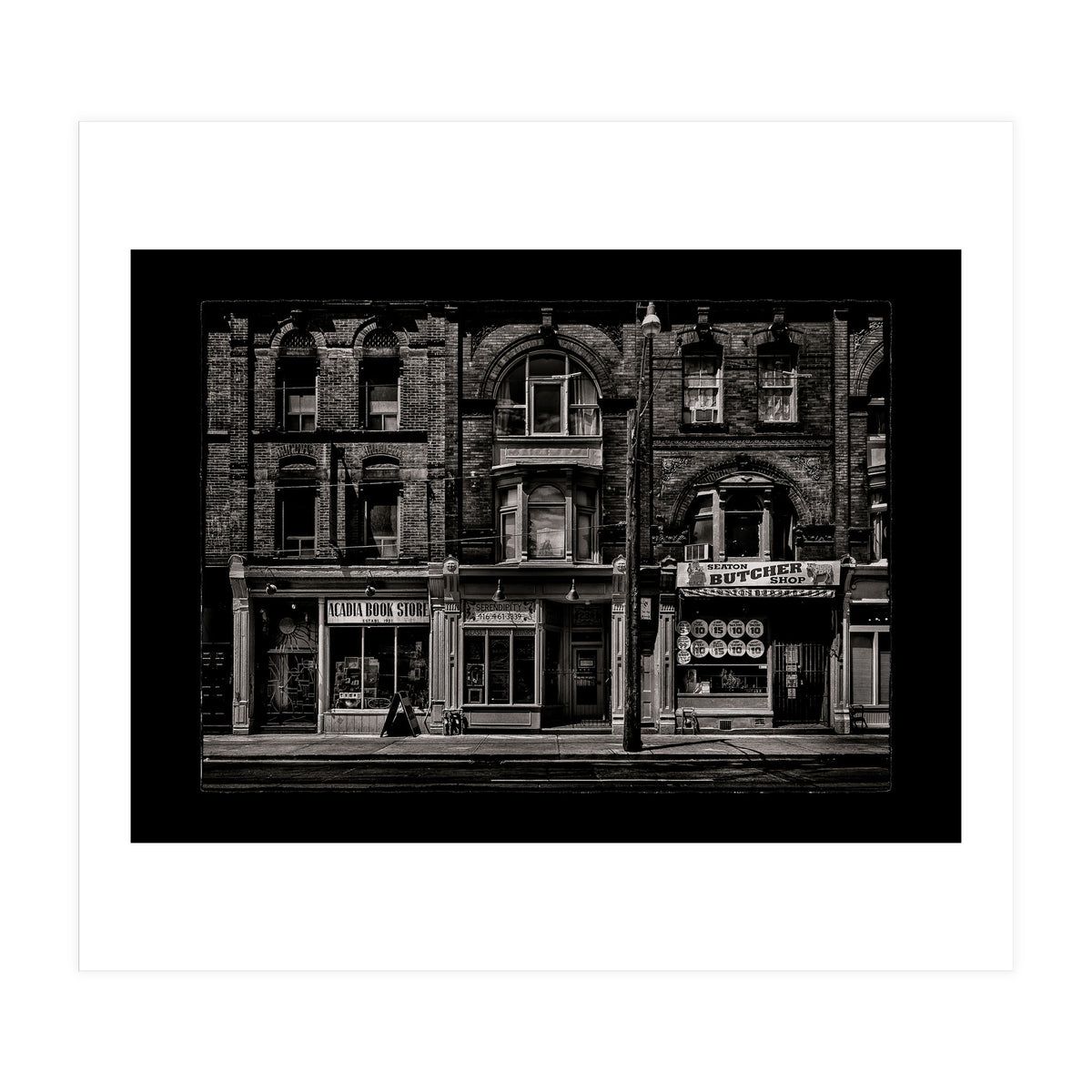 Books and Breaks and Butchers No 1 with Border (Print Only)