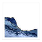 Navy & Gold Agate Texture 19 (Print Only) thumbnail
