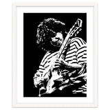 Pat Metheny American Jazz Guitarist Legend in Monochrome 3 thumbnail