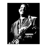 Cannonball Adderley American Jazz Saxophonist in Grayscale (Print Only) thumbnail