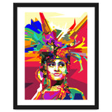 Beauty Traditional Ethnic Woman Pop Art thumbnail
