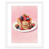 Berry Pancakes – Watercolor Breakfast Food thumbnail