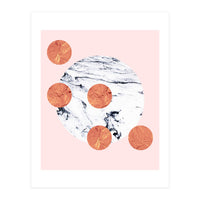 Marble + Pink + Copper (Print Only)