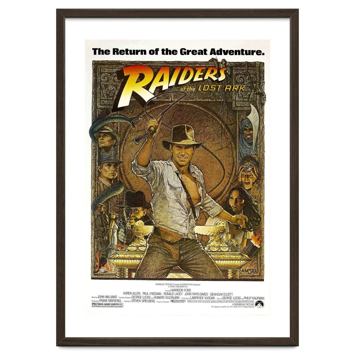 RAIDERS OF THE LOST ARK (1981), directed by STEVEN SPIELBERG.