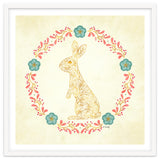 Floral Rabbit Wreath thumbnail