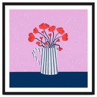 Poppies – pink and blue