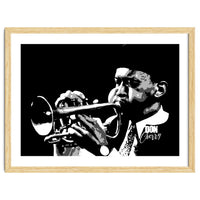 Don Cherry American Jazz Trumpeter in Grayscale