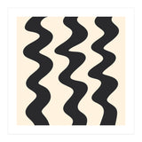 Squiggly Lines - monochrome (Print Only) thumbnail