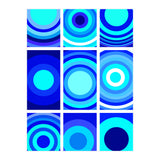 Circles & Rectangles Alt Blue 3 X 3: 2 (Print Only) thumbnail