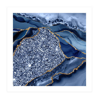 Agate Glitter Ocean Texture 08 (Print Only)
