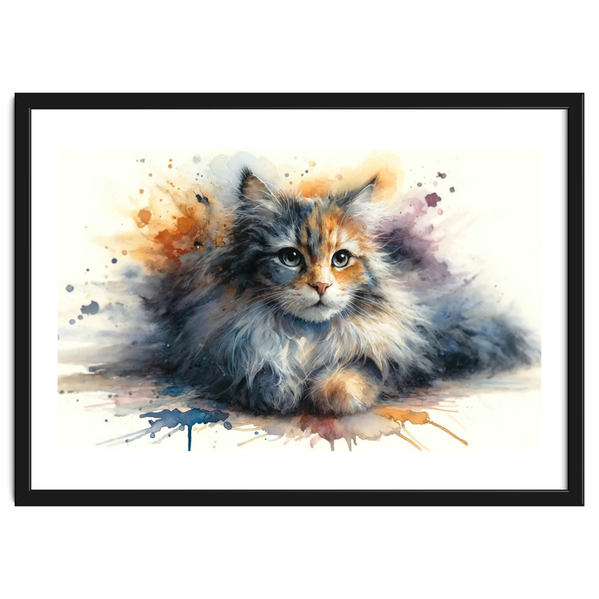 Whimsical Kitten Splash
