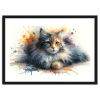 Whimsical Kitten Splash