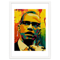 Malcolm X Colorful Abstract Art 2
