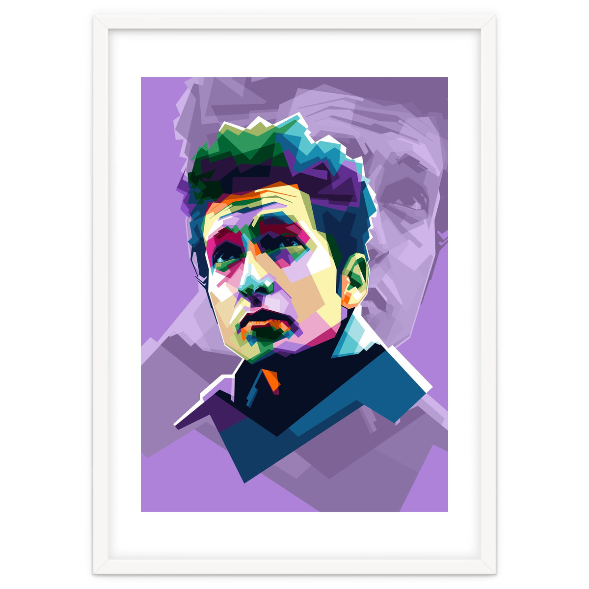 Bob Dylan Pop Art WPAP