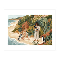 Penguin Friends By The Sea (Print Only)