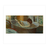 Woman in bath, sponging her leg. Pastel, 1883-84   19.7 x 41 cm. (Print Only) thumbnail