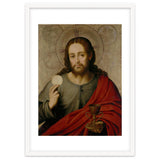 Juan de Juanes / 'The Saviour', 1545-1550, Spanish School, Oil on panel, 73 cm x 49 cm, P00845. thumbnail
