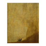 Dog, half submerged. One of the " from the Quinta del Sordo, Goya's house.1819-1823. (Print Only) thumbnail