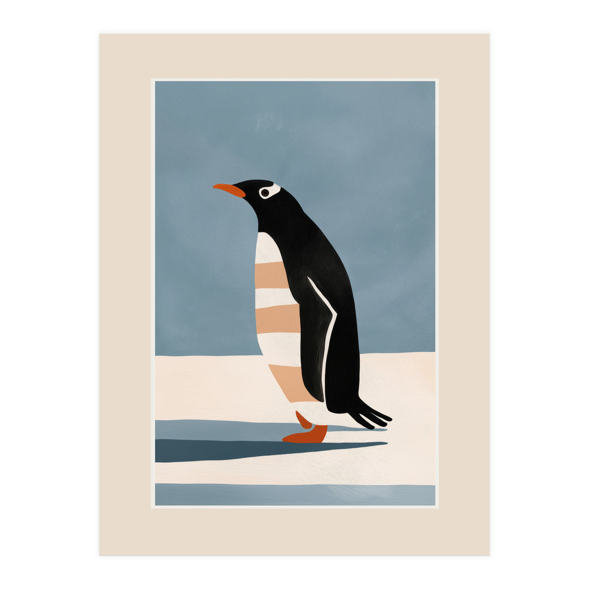 Penguin On Ice (Print Only)