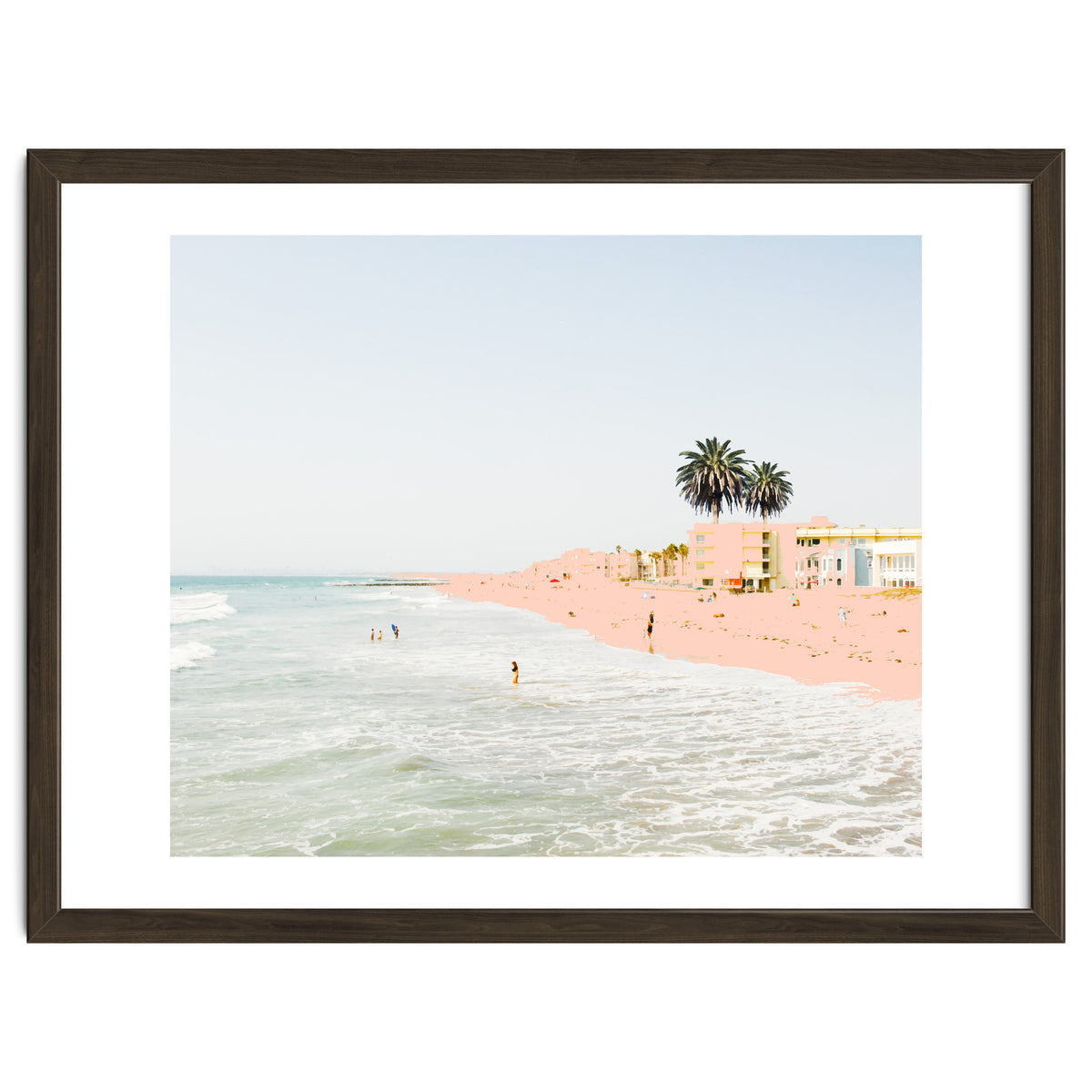 Pink Beach #society6 #decor #buyart