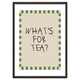 What’s For Tea, Cute Kitchen Quote Print, Playful Wall Art for Dining Spaces thumbnail